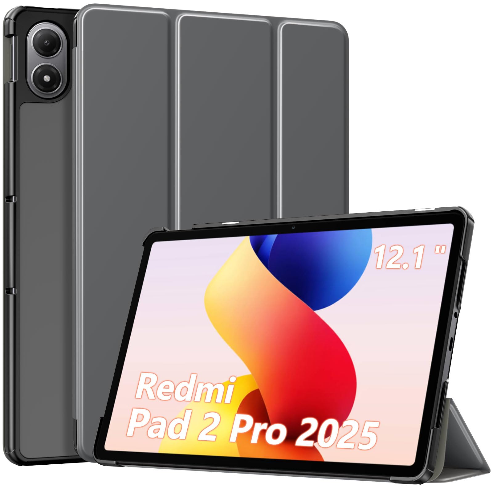 MoKo Custodia per Xiaomi Redmi Pad 2 Pro 12,1 2025, CieloStellatoBlu | Custodia Ultra Sottile, Supporto Pieghevole Intelligente, Cover Protettiva Sottile, in Pelle PU, Auto Sleep/Wake MoKo Custodia per Xiaomi Redmi Pad 2 Pro 12,1 2025, CieloStellatoBlu | Custodia Ultra Sottile, Supporto Pieghevole Intelligente, Cover Protettiva Sottile, in Pelle PU, Auto Sleep/Wake