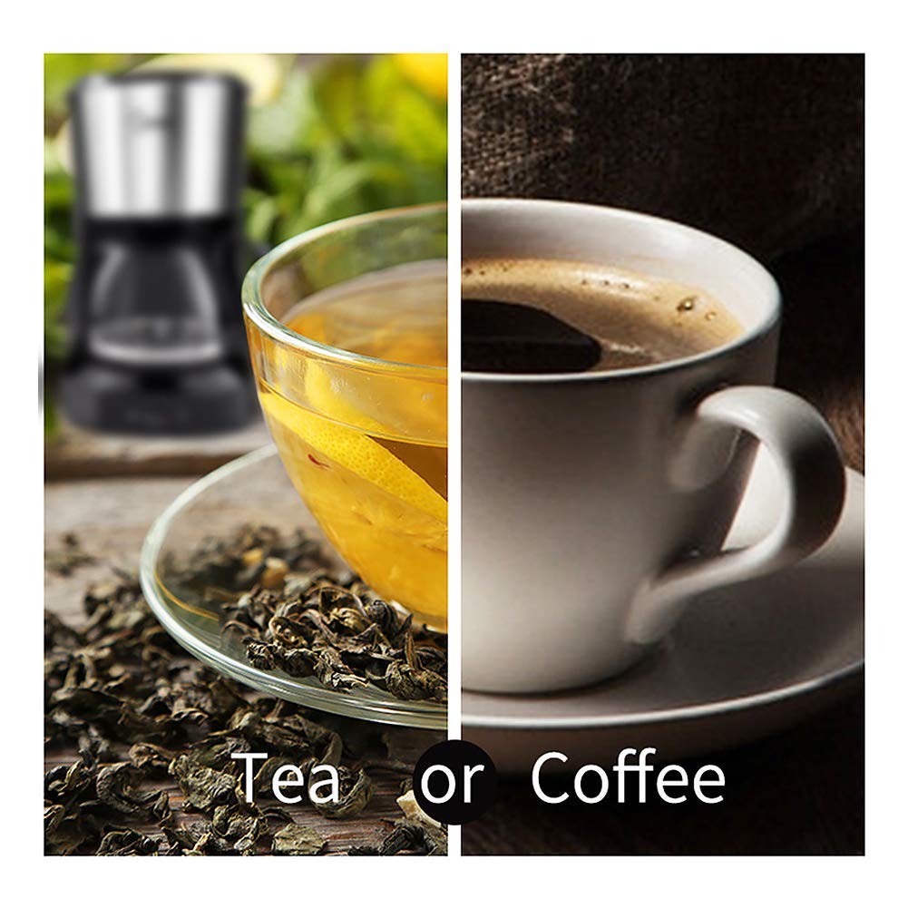SOVORM Macchina da caffè Office Home Drip Macchina da caffè americano Mini caffettiera Macchina da tè Funzionamento a un pulsante The New