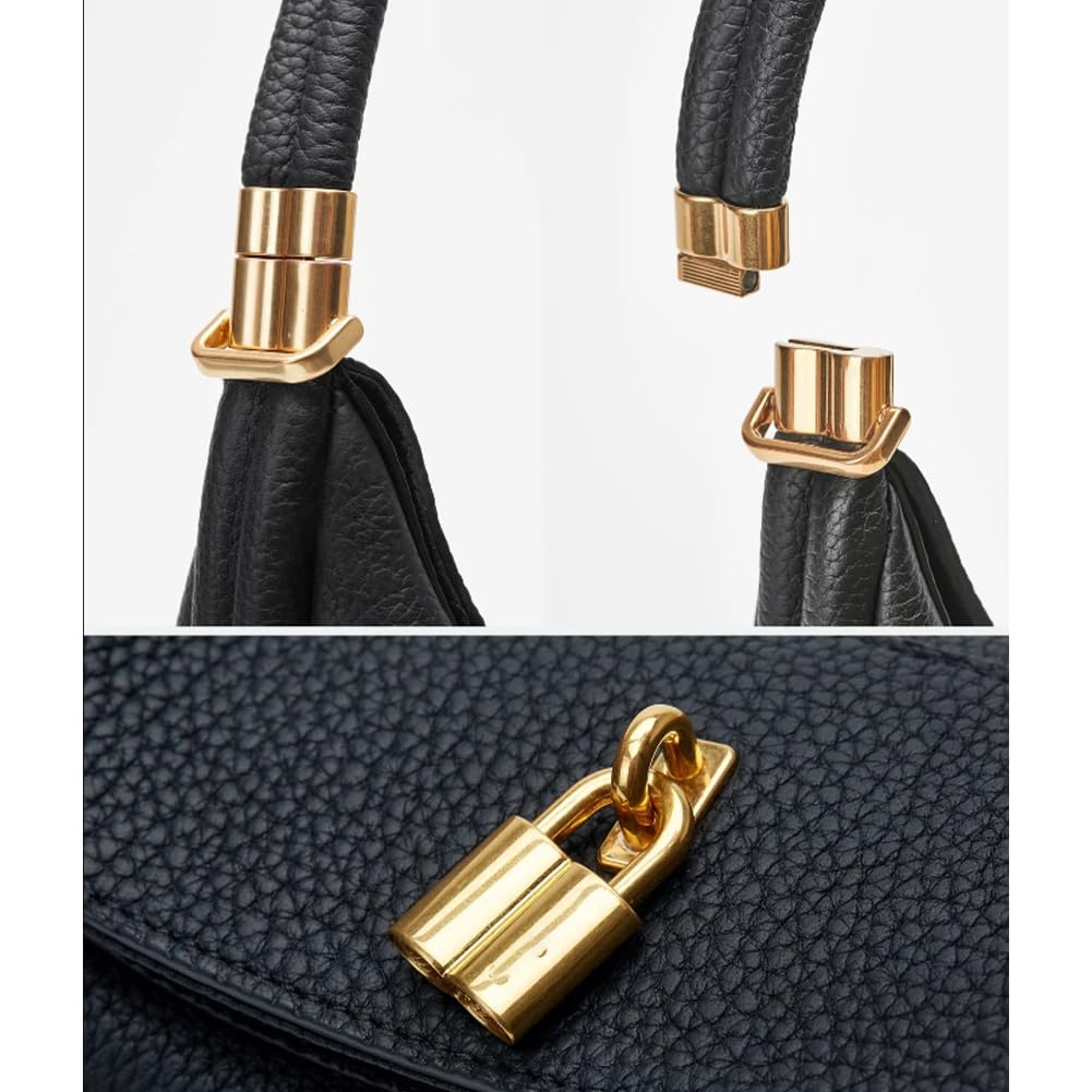 Luna Bag, Half Moon Bag for Women, Small Elegant Leather Crossbody Bag, Cream Crescent Handbag