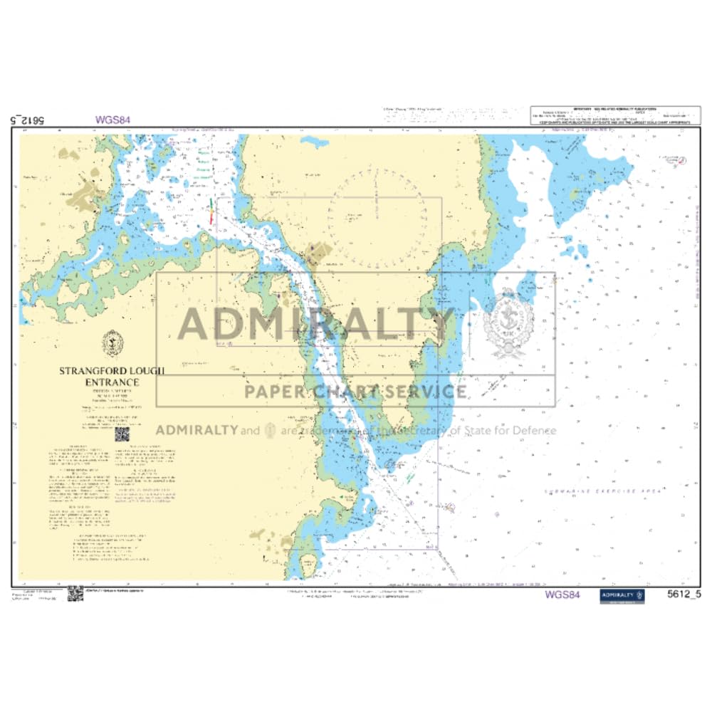 Admiralty Small Craft Chart 5612_5 – Strangford Lough Entrance