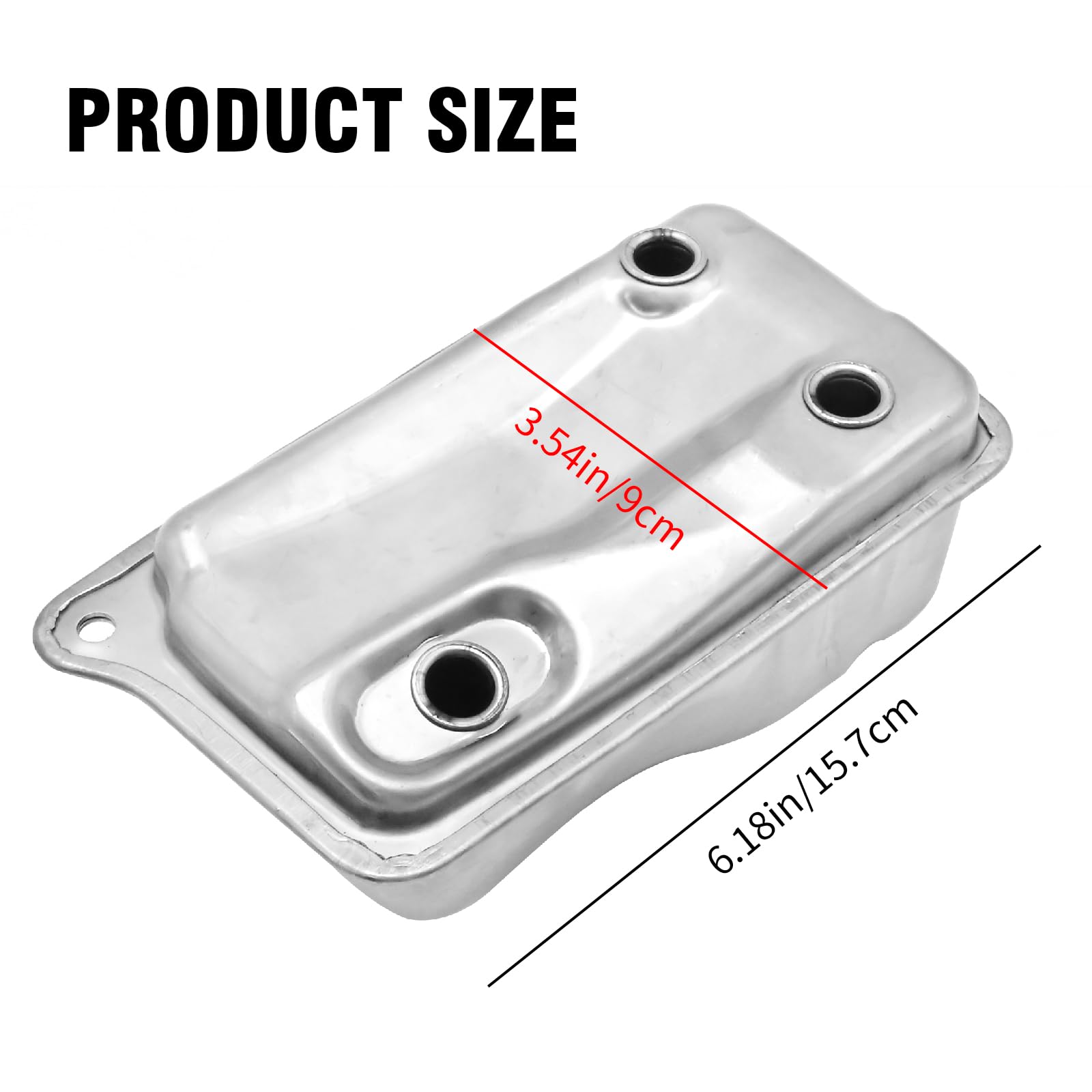 VIKKSAER 4238-140-0611 Exhaust Muffler Gasket Replacement Kit with Air Filter, Replacement for Stihl TS410 TS420 Cut-Off Concrete Saw, Replaces 4238 140 0611