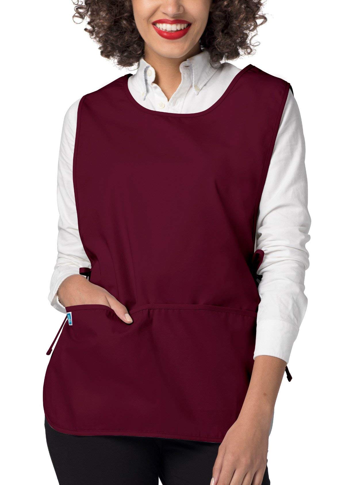 Adar Uniforms Damski fartuch do tabaretu 702BRGR, bordowy, regularny
