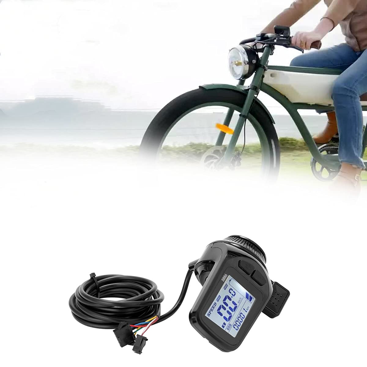 Amazon.co.jp: Yaoote 24V / 36V / 48V S886 電動自転車 LCD 