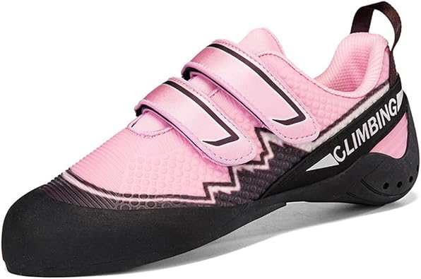 Men's Rock Climbing Shoes for Indoor Breathable Non-Slip Compact Bouldering Shoes Beginners Rock-Climbing Training Shoes