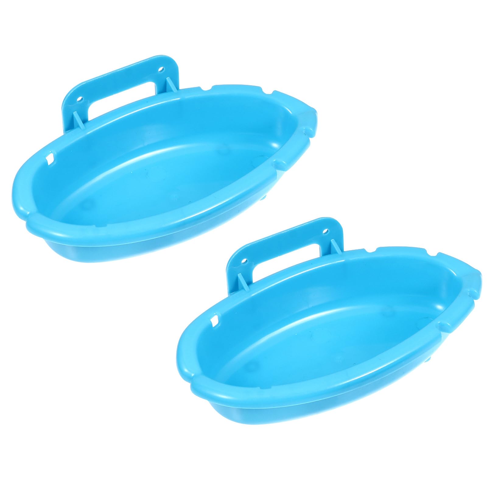 Bañeras para loros resistentes de plástico para jaula interior