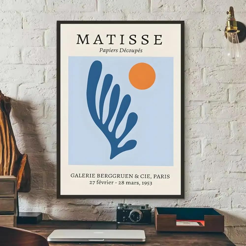 Dittelle Flower HENRI MATISSE Artwork Poster HD Art Mural Poster Canvas Painting for Home decoration Vintage Print(40x60cm/Frameless)