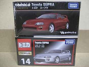 トミカプレミアム トヨタ スープラ 3台セット (赤色・銀色) 61es1eCc0nL._AC_UF350,