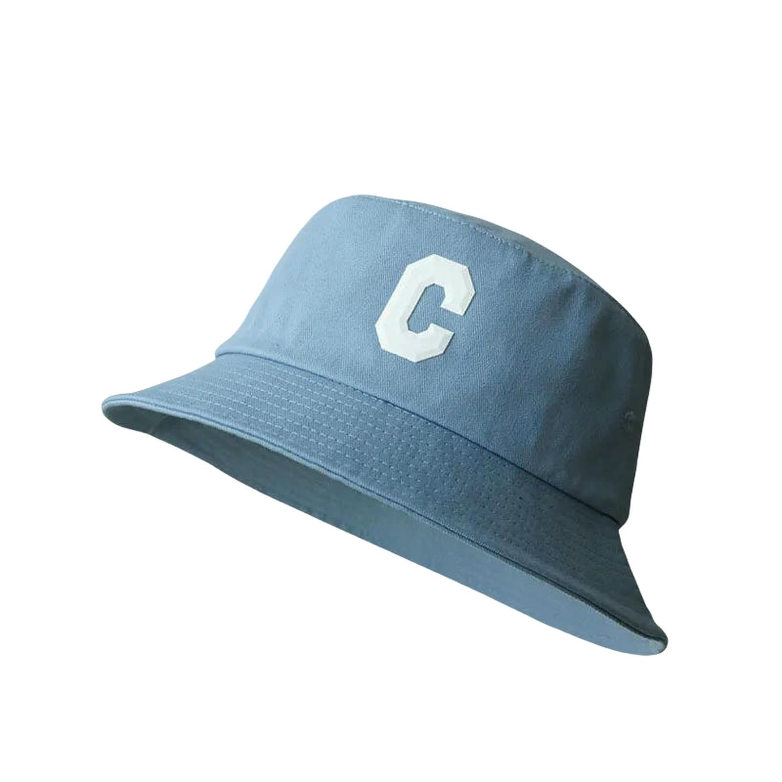 Kapelusz typu bucket duża głowa rozmiar na co dzień kapelusze wędkarskie dla mężczyzn bawełna litera C męska outdoorowa czapka wiosenna-9-xl (60 cm)