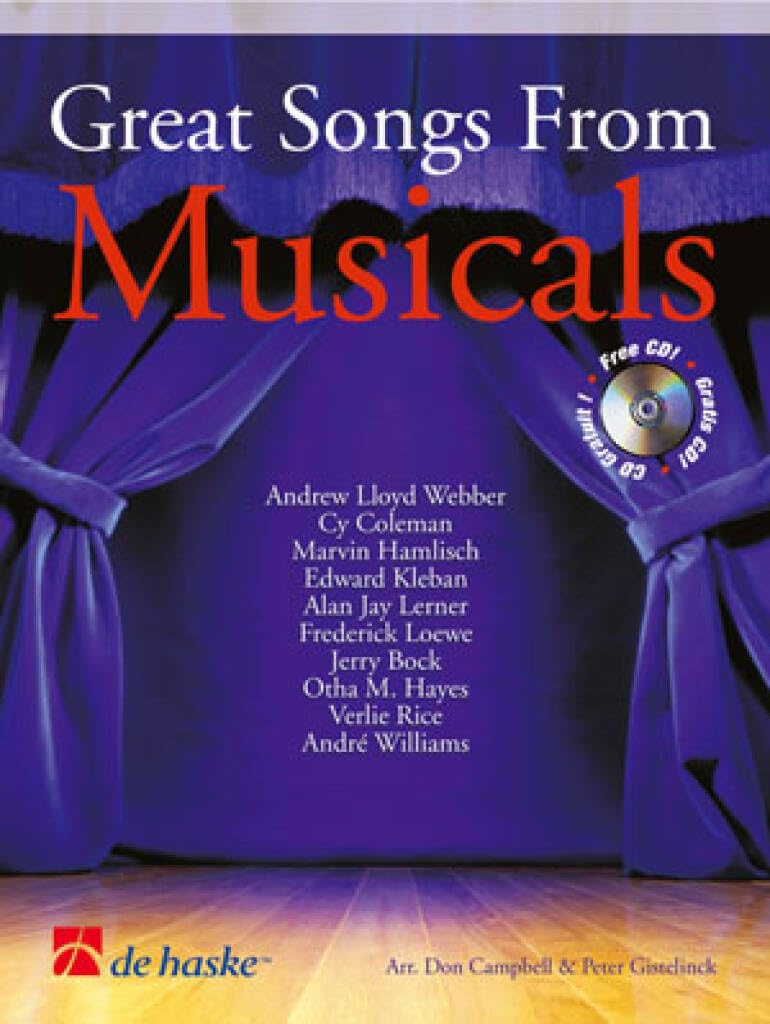 Chansons de comédies musicales pour flûte traversière avec CD de soutien audio inclus