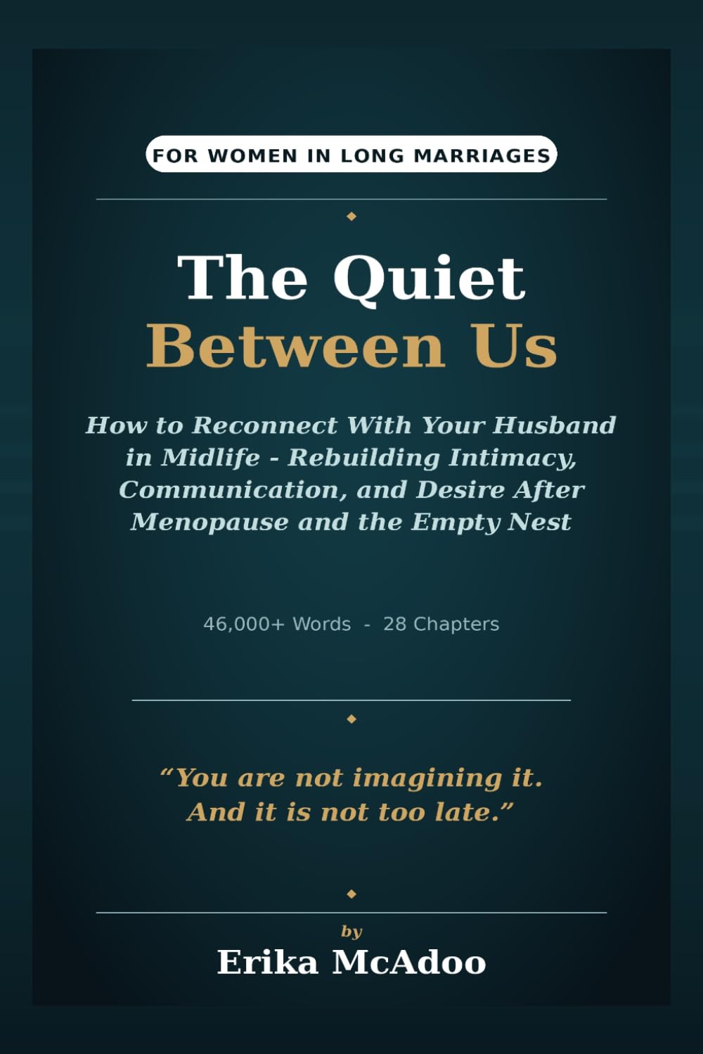 The Quiet Between Us: How to Reconnect With Your Husband in Midlife | A Woman's Guide to Rebuilding Intimacy, Communication, and Desire After Menopause and the Empty Nest (The Midlife Chapters)