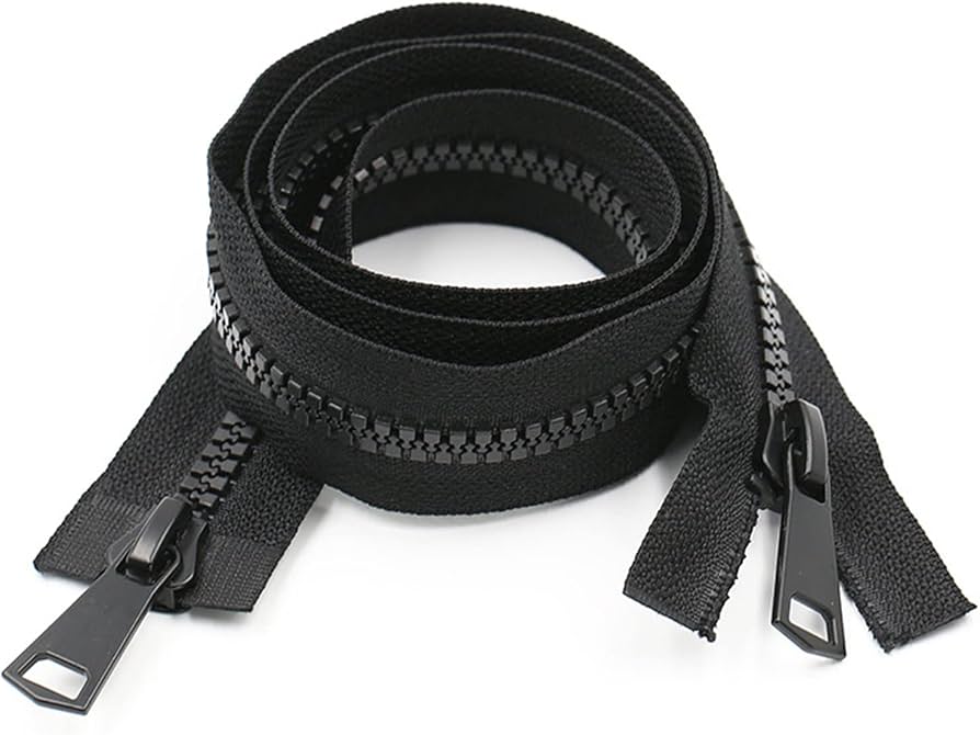 2 Stück #8 Zwei-Wege-Reißverschlüsse – 90 Cm Lang, Robuste Harzreißverschlüsse Für Jacken, Mäntel & Daunenjacken
