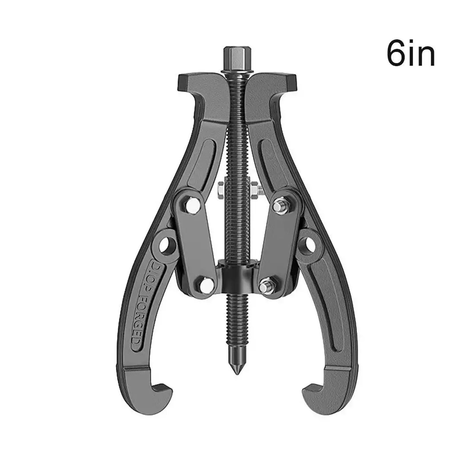 Estrattore per ingranaggi a 3 ganasce Estrattore a tre griffe 1pc Utensile for cuscinetti commutabile a due griffe/a tre griffe in acciaio al carbonio for ingranaggi forgiati | 6"
