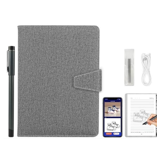 Cuaderno inteligente XNote en gris para digitalizar tus notas de oficina