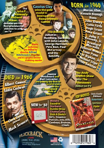 Flickback 1960 Dvd Greeting Card For Birthday Or Annivesary #TOP3