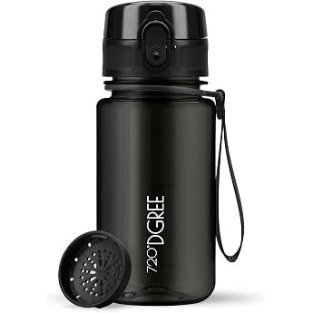 Tritan 720&deg;Dgree uberBottle Water Bottle and Infuser, 350 ml, 500 ml, 650 ml, 1000 ml, 1.5 L, 2 L &ndash; BPA-Free, for Sports, Sch