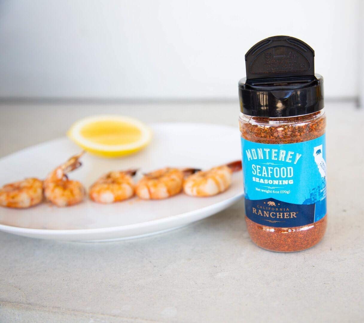 Santa Maria-Style Steak Seasoning and Grill Seasoning (28oz), and Monterey Seafood Seasoning (6oz), Bundle of 2 Grill Spices - California Rancher