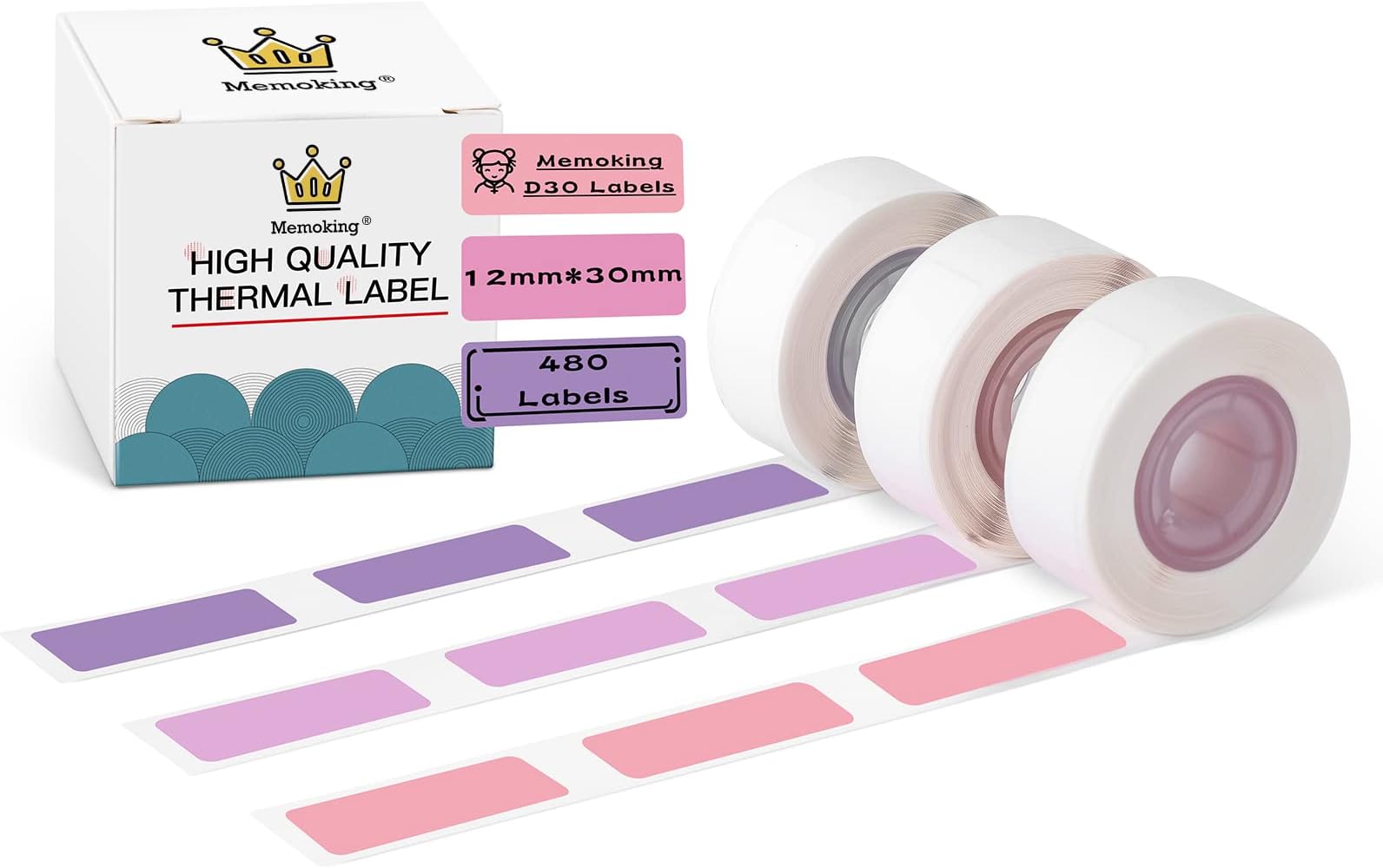 M02 Label - Label Maker Paper Pattern Label (Renus) Thermal Printer Paper 14x50mm/0.55x1.1045