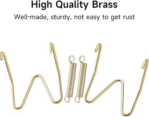 Vista 22 de Paquete de 10 ganchos para platos, ganchos de pared de 4 pulgadas con 12 ganchos de pared, compatibles con artes decorativas de 4 a 4.5 pulgadas