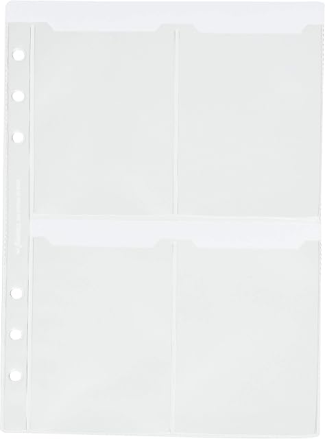 Filofax A5 Business Card Holder Double Sided