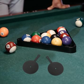 Vaguelly 2pcs Billiards Aim Trainer Pads Spot Markers for Pool Table Practice Enhance Aiming Accuracy Beginner-Friendly Billiard Accessory for Skill Development and Training
