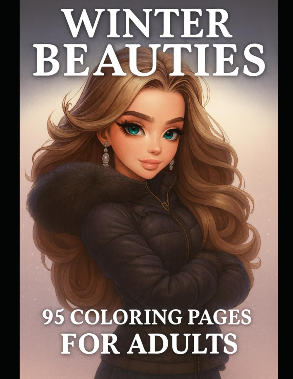 Winter Beauties: 95 Coloring Pages for Adults