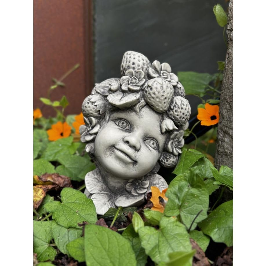 Blumenkinder Blütenkind - Erdbeere - frostfester Steinguss -