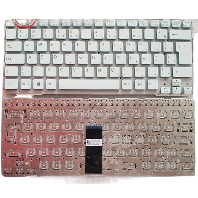 Clavier Sony VAIO SVE14 SVS14 SVE14A rechange ordinateur portable blanc