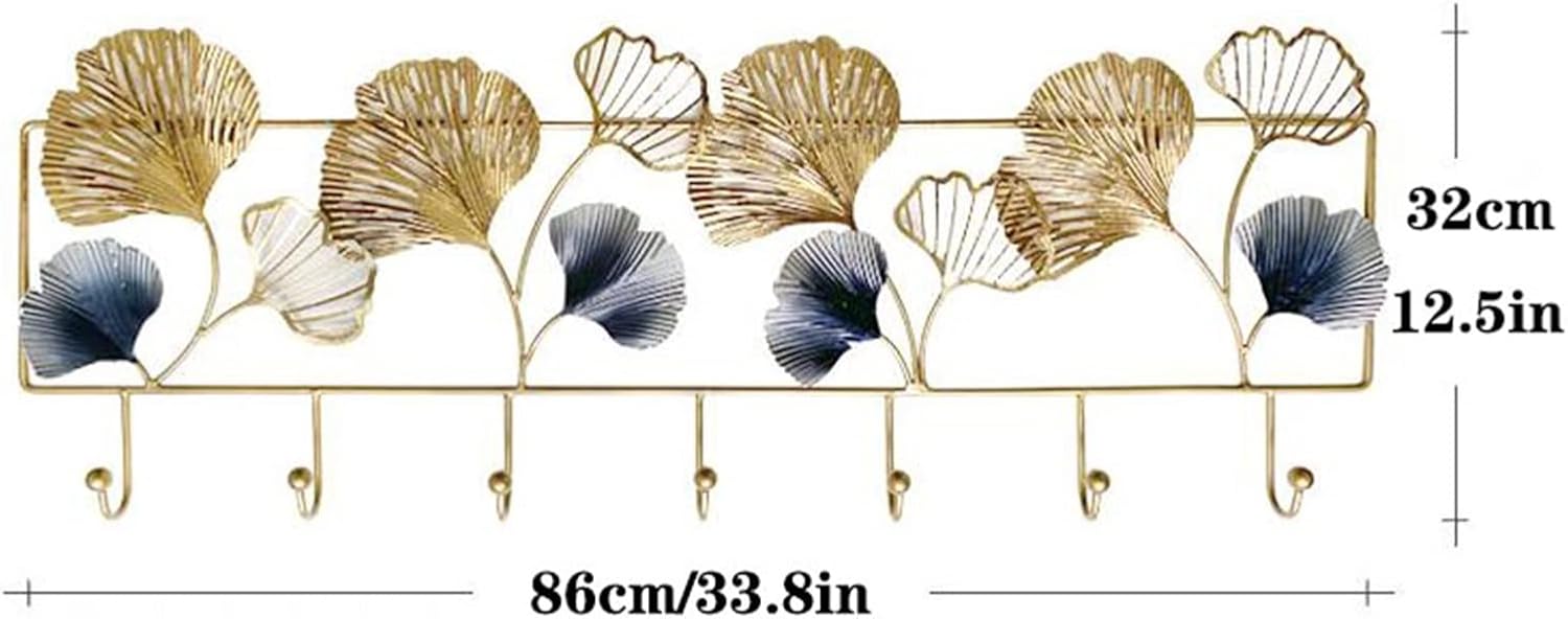 Wall Mounted Coat Rack Wall Mounted Coat Rack, Fashion Coat Hook, Hook Rack Rails for Entrance Clothes Hanger, Porch, Living Room, Bedroom, Kitchen Coat Rack Tree