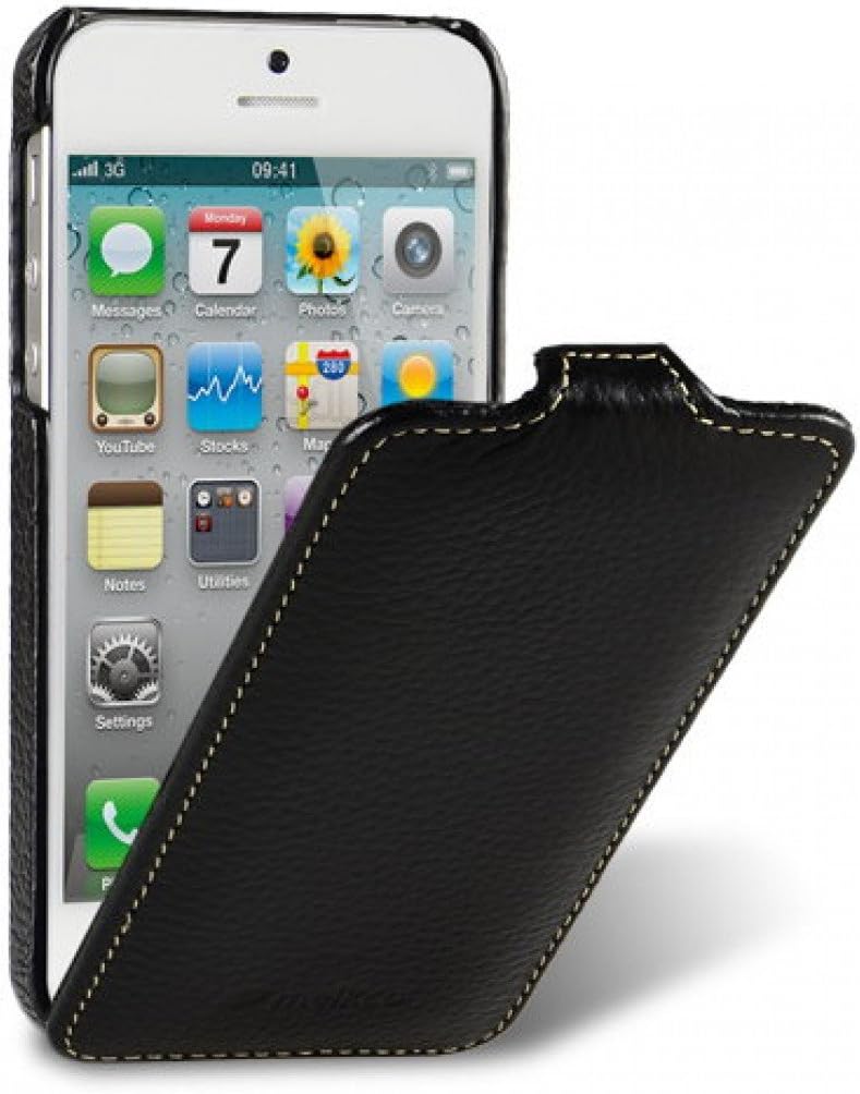 Melkco - Leather Case for Apple iPhone 5/5S - Jacka Type (Black) - APIPO5LCJT1BKLC