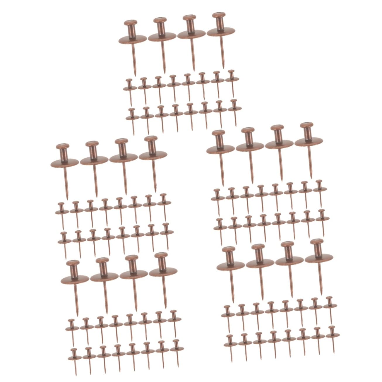 UKCOCO 100pezzi Chiodi Da Muro Di Chiodini Decorativi Per Appendere Chiavi e Opere Arte Design Elegante e Resistente Antico Versatili e Pratici Per Ogni Spazio