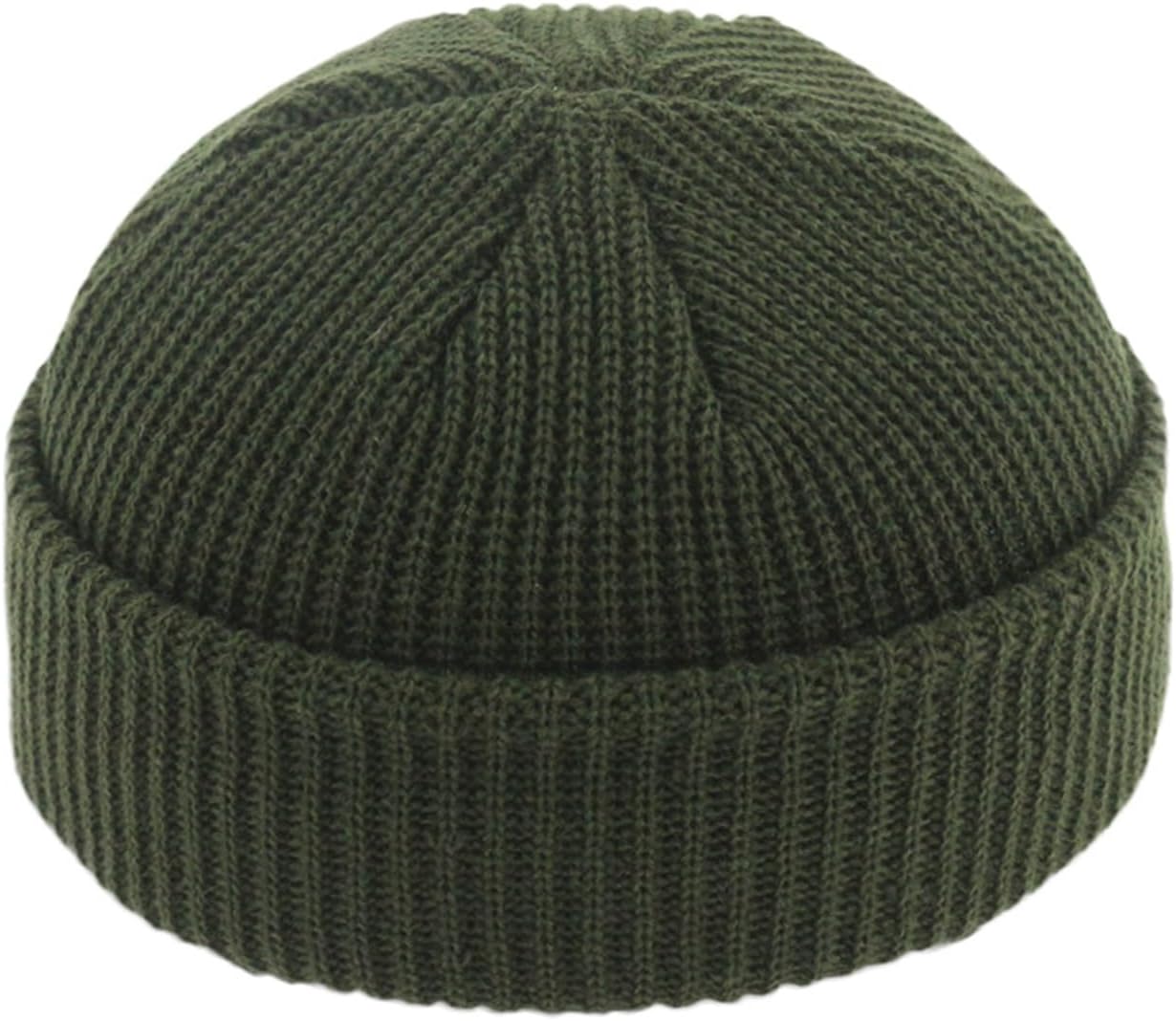 1 Pcs Green Beanie Hat, Fisherman Beanie Hat, Beanie Knitted Hat, Beanie Retro Hat, Suitable for Fishermen, Workers, Fashion Wear