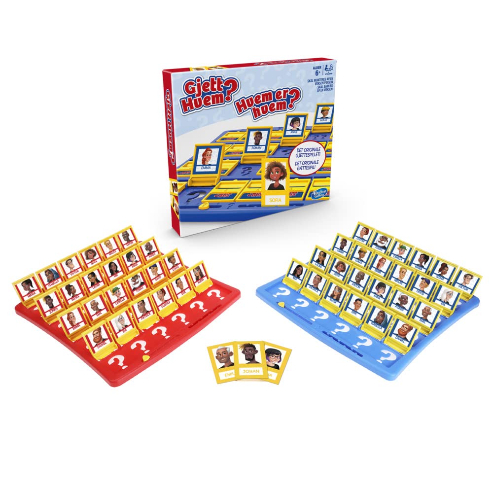 Wer da? Das Klassische Ratenspiel für 2 Spieler für Kinder ab 6 Jahren (Norwegisch / Dänisch)