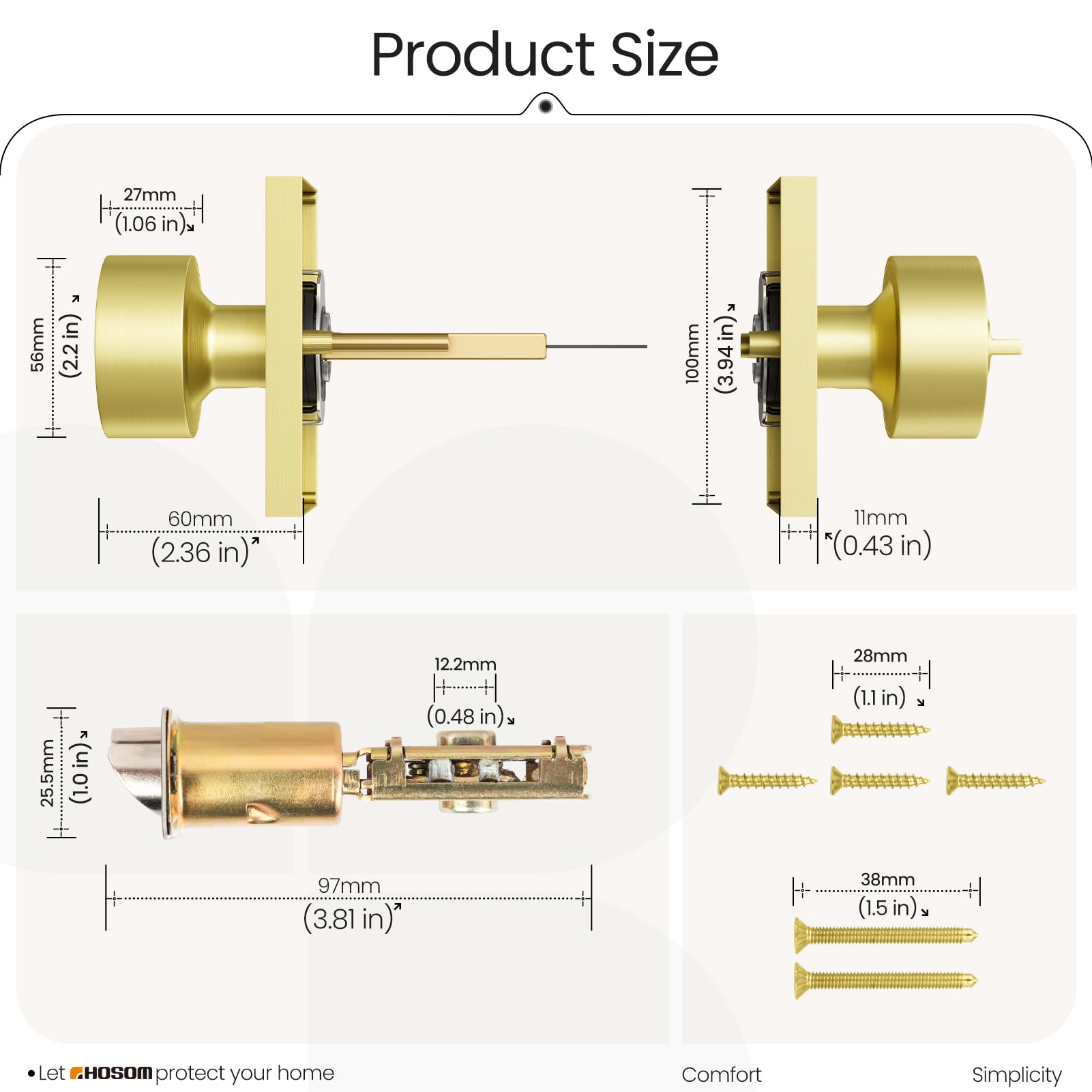 Secure Your Door with Keyed Entry Knobs -7
