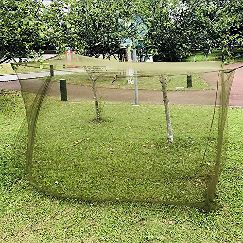 KKmoon Rede de barraca de acampamento 200x90x180cm Rede externa para acampamento e caminhada mochila