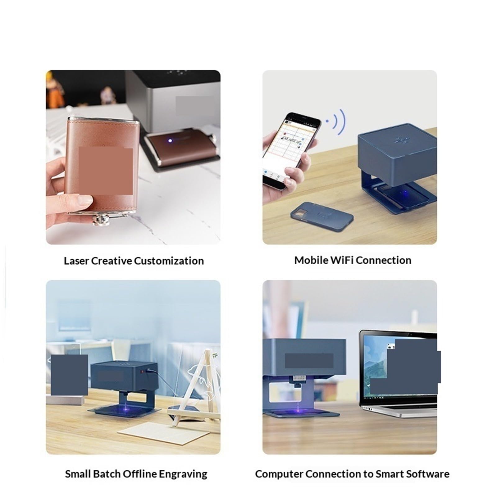 Grabador Láser, Mini Máquina De Grabado Láser Portátil