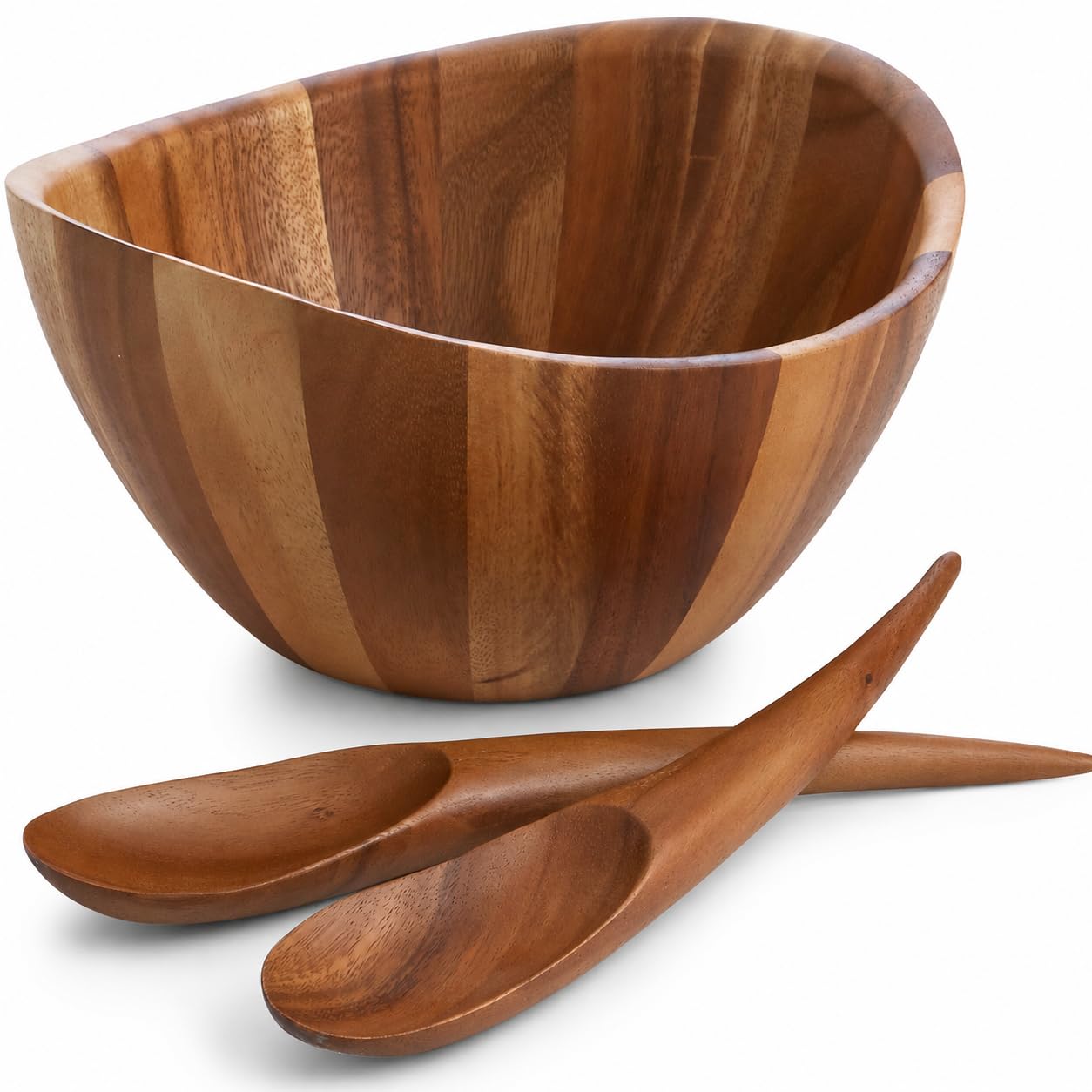 nambe Gourmet Harmony 3 Piece Salad Bowl Set