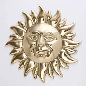 壁飾り　金色　金属製 Amazon.co.jp: (壁飾り 太陽L 金色 ゴールド)(JDS024-PB