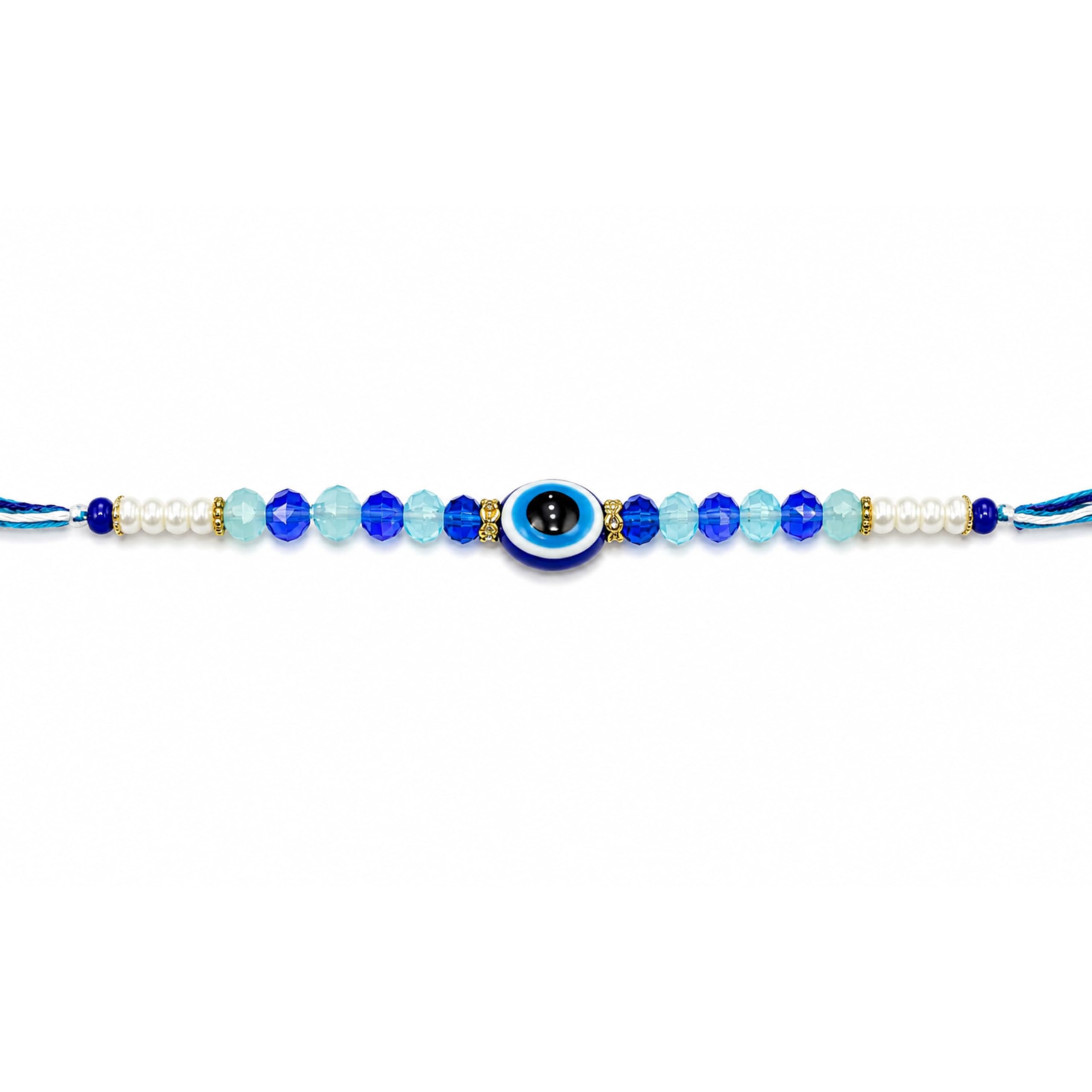 Shreeji Creations Evil Eye Beads Rakhi