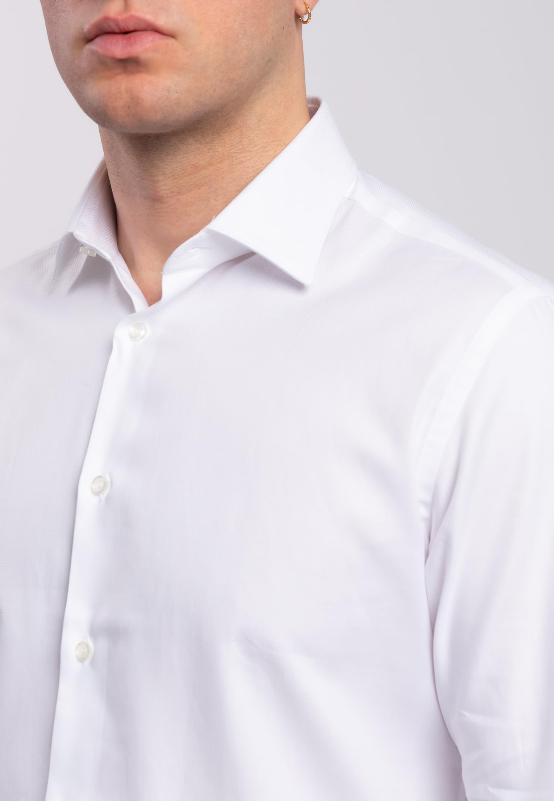Ingram Camicia Uomo Manica Lunga vestibilità Regular 100% Cotone Oxford 3H369