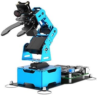 RWRAPS 4DOF Vision Robotic Arm Powered by Raspberry Pi for Beginners (Size : With Raspberry Pi)