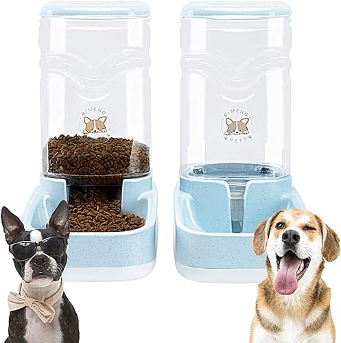 Dispensador de alimentador de agua para perros y gatos agua automática para mascotas combinado de alimentos para agua para mascotas fuente de agua