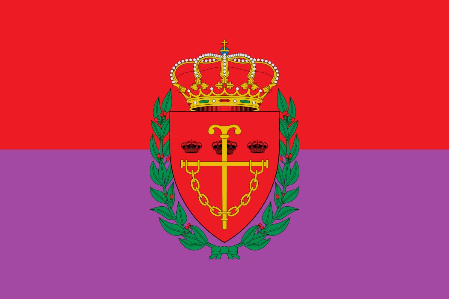 Drapeau paysage de Santo Domingo de Silos Burgos pour pavoiser votre mairie ou grand jardin