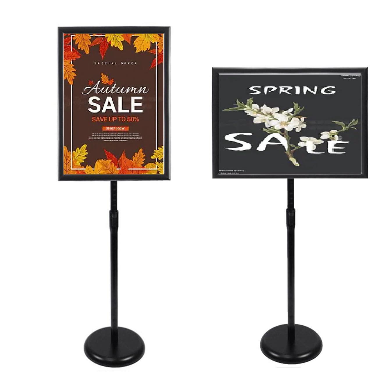 スタンド看板A2ブラックボードおしゃれインダストリアル