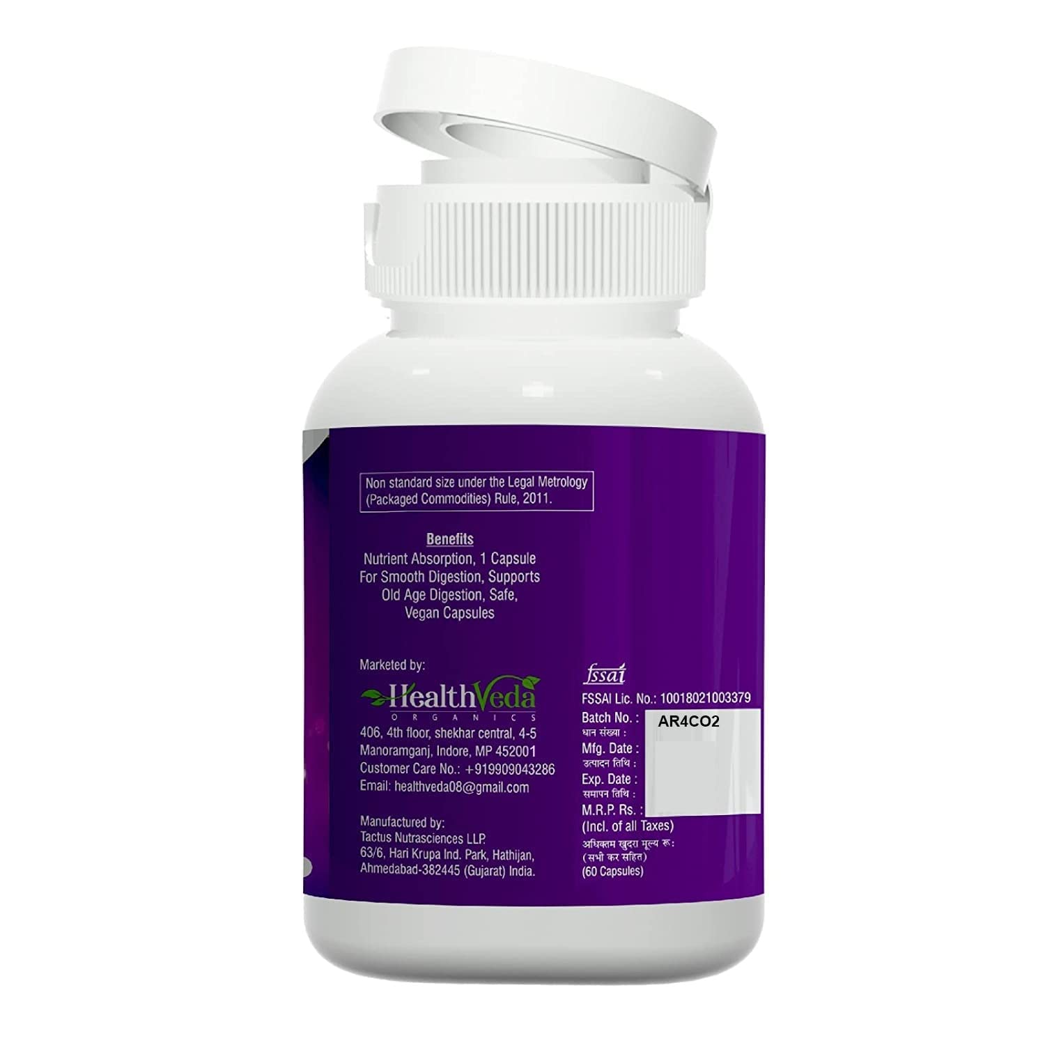 Buy Now Health Veda Organics Digestive Enzyme Capsules | For Better ...