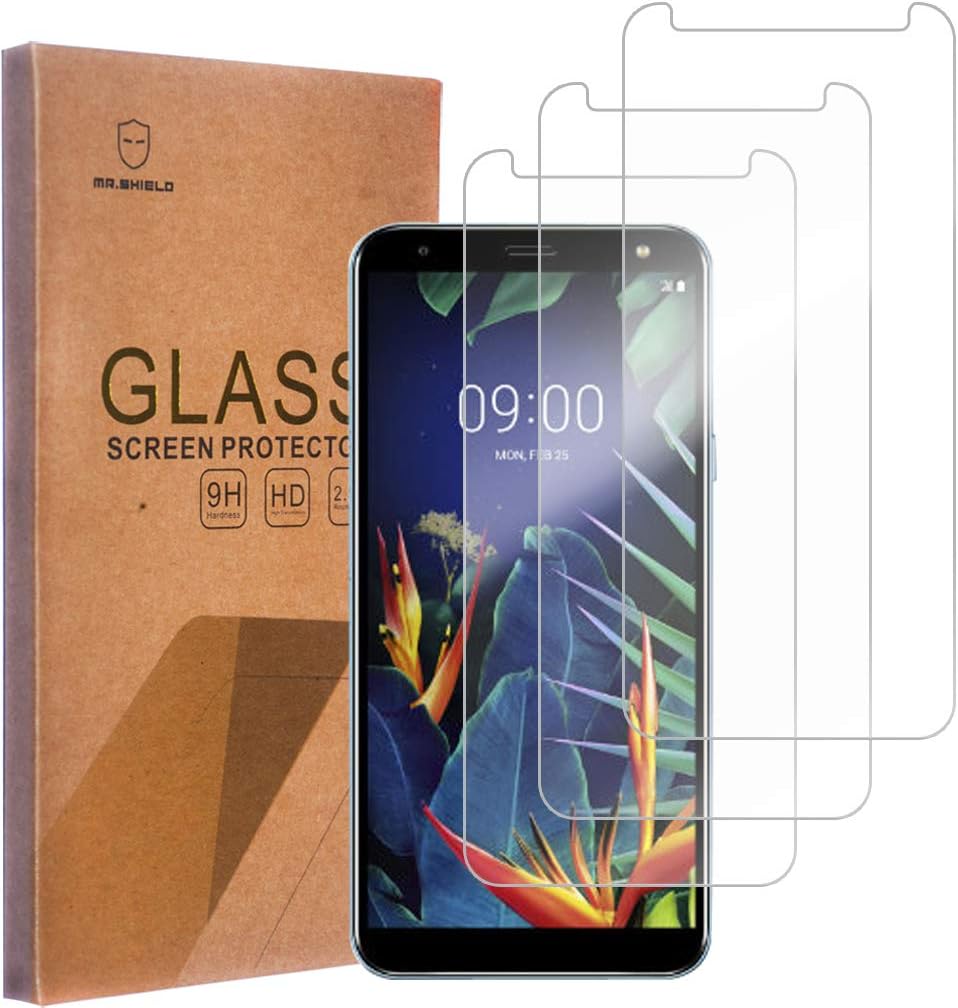 Mr.Shield [3-PACK] Designed For LG K40 [Tempered Glass] Screen Protector with Lifetime Replacement