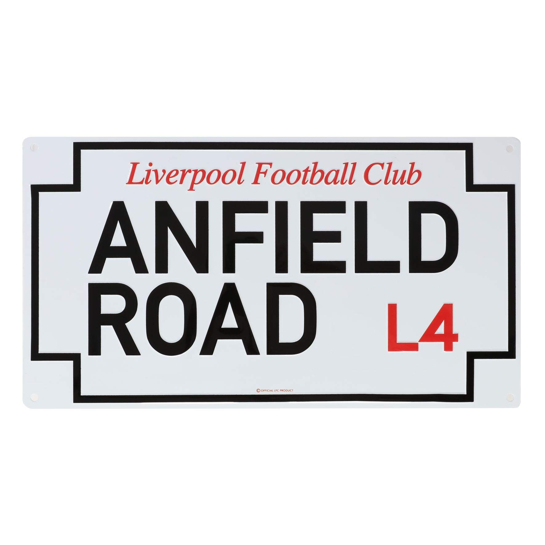 Liverpool FC Anfield Road Metal Sign LFC Official