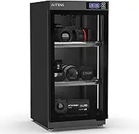 Caixa de armário seco desumidificadora com trava de combinação, controle digital silencioso e economia de energia, para lente de câmera, equipamentos eletrônicos, armazenamento de colecionáveis