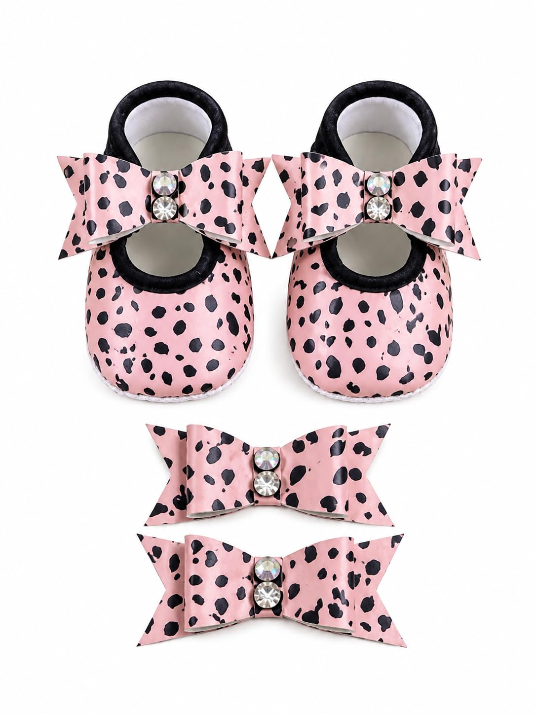 clips and booties combo - Pink And Black-image-10