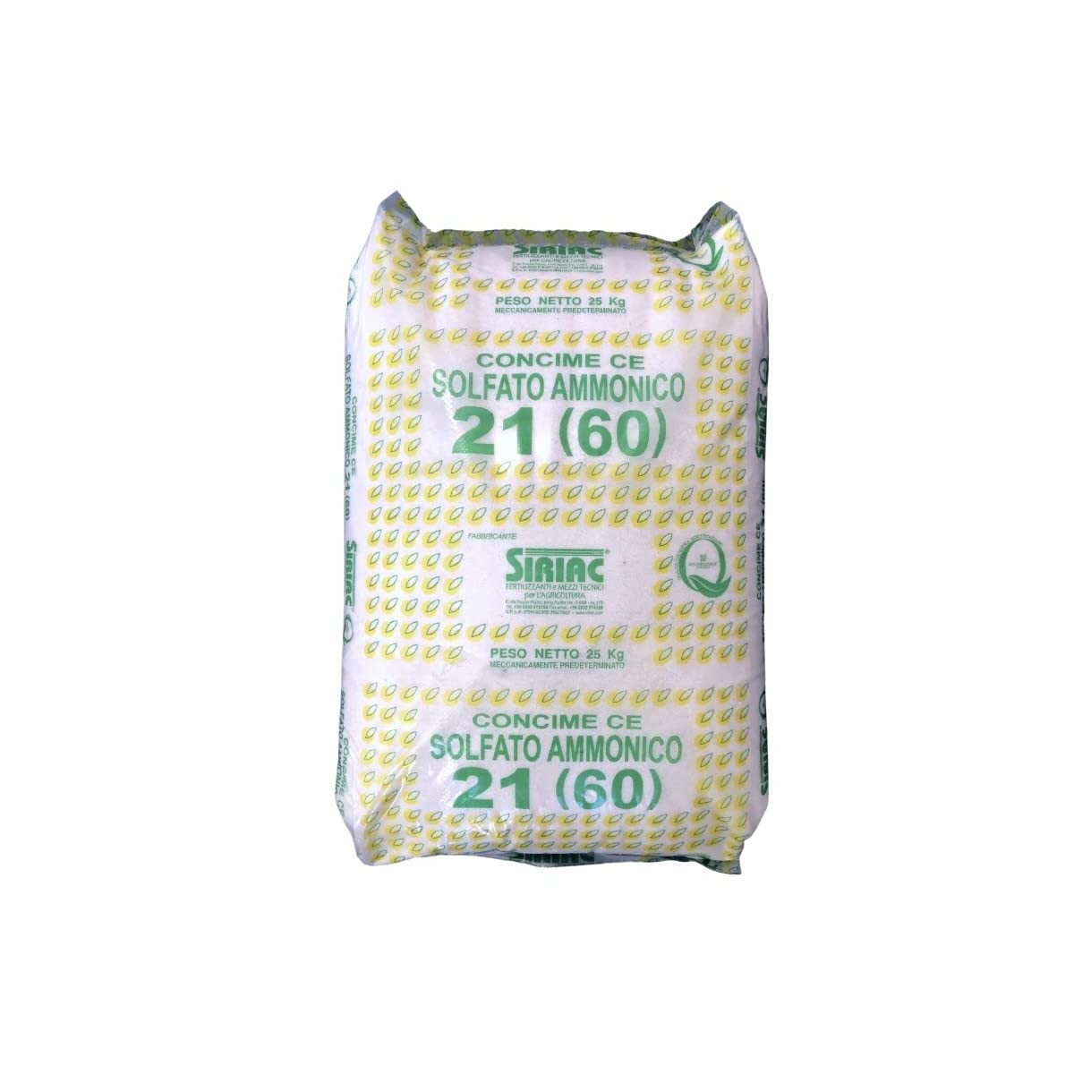 MUGAVERO--FERTILSUD-- Solfato ammonico 21 concime azotato idrosolubile Sacco da 25 kg
