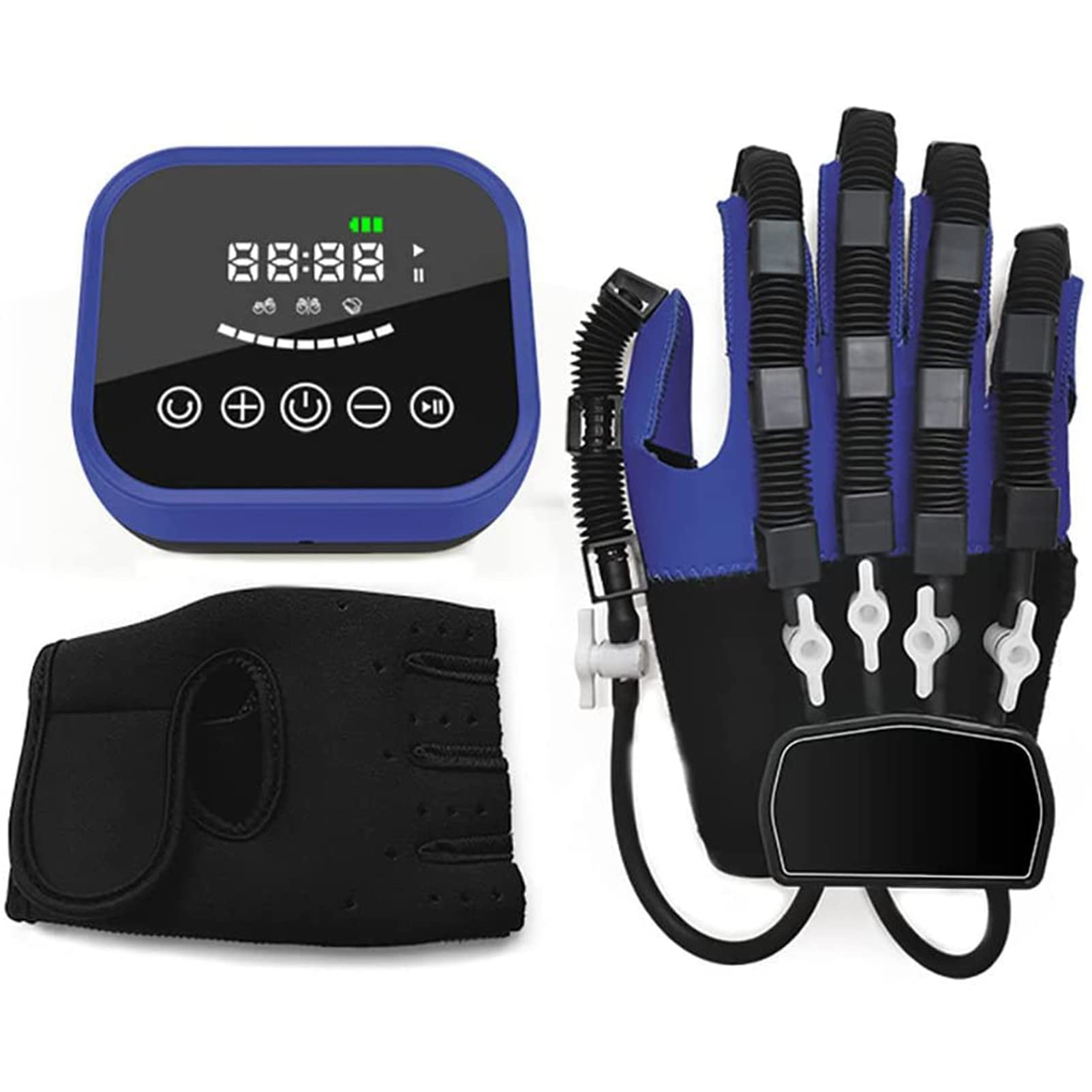 Dispositivo Eléctrico De Entrenamiento De Manos con Dedos, Guantes De Robot De Rehabilitación, Férula De Mano para Alivio a Largo Plazo, para Pacientes con Hemiplejía por Accidente Cerebrovascular